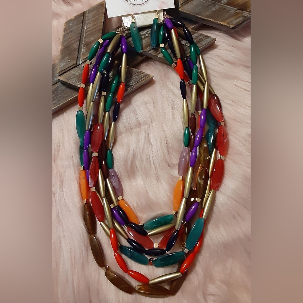 Colorful Necklace Set
